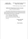 THÔNG BÁO MỜI HỌP PHỤ HUYNH ĐẦU NĂM 2025