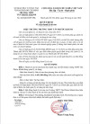 QUYẾT ĐỊNH  Về việc thanh lý tài sản